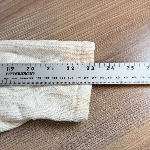 Vintage Ms Lee Cardigan Sweater Womens 2X Ivory Art to Wear Cottagecore Cardinal - Picture 4 of 12